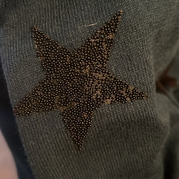 Torrid - Teal Star Print Scoop Neck Tunic Long Sleeve Skater Sweater Shirt Sz 1X - Picture 10 of 10